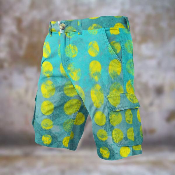 Cargohose mit Eddy - Hose, lang oder kurz, bunt, 100% Polyester, Grösse S-5XL, fester Stoff, Normale Passform, Mischling, Mix, Deutscher Schäferhund